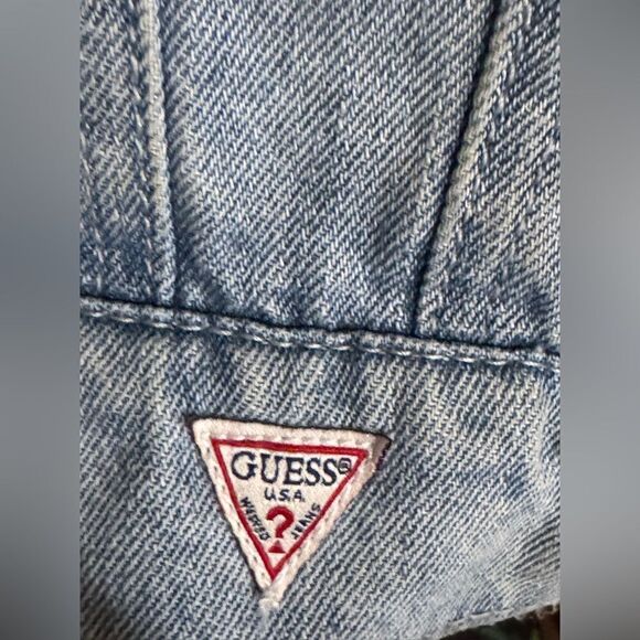 Vintage Guess Jean jacket size L - Picture 3 of 6